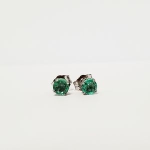 1/2 CTTW Emerald Earrings